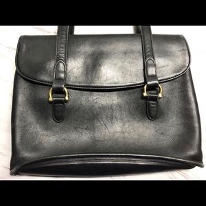 Vintage Coach Black Envelope Shoulder Purse